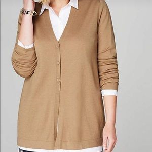 🌿JJill XL Acorn Elliptical Cardigan Size